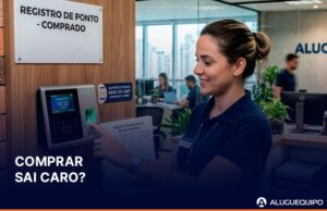 Custo de manutenção de relógio de ponto comprado e comparação com modelos de locação