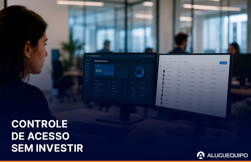 Sistema de controle de acesso sem investimento inicial para empresas com tecnologia moderna e gestão segura pela Aluguequipo.